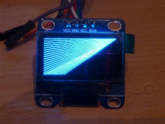 Display OLED 128x64 0,96 inch I2C/SPI Blauw
